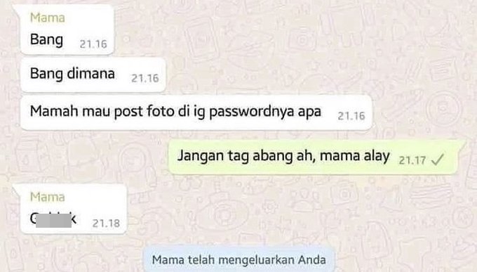 Chat kocak gara-gara melawan emak ini bikin ngakak dan geleng-geleng kepala